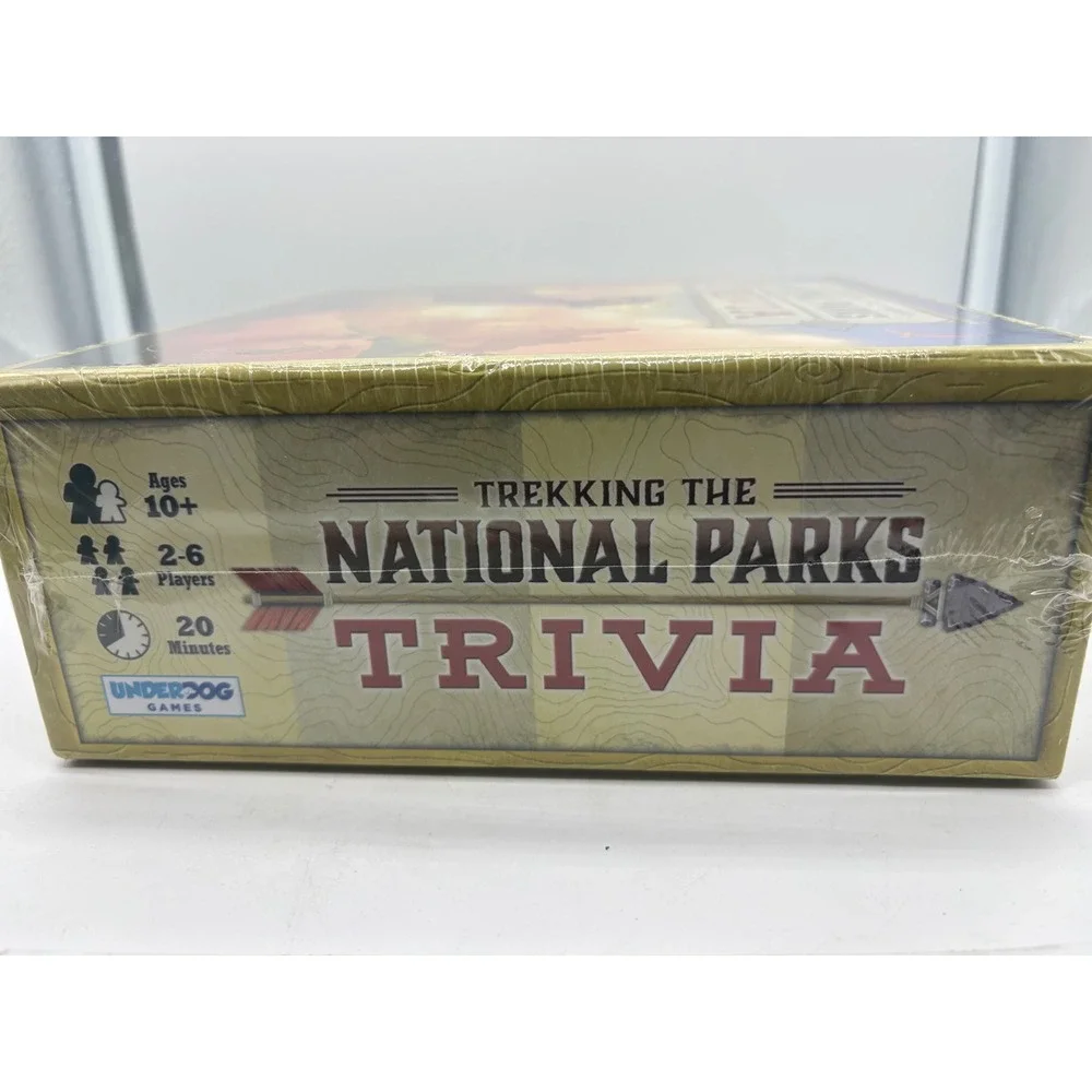 Underdog Games Trekking The National Parks Trivia Board Game NEW SEALED Family